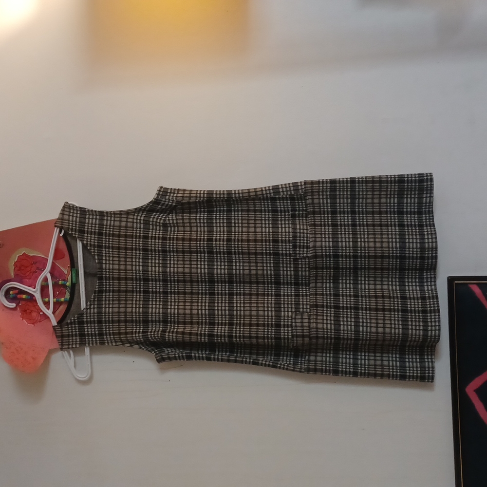 Benetton Plaid Dress